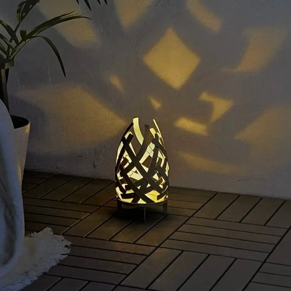 IKEA SOLVINDEN LED Table Lamp, Battery Operated/Outdoor, 11 3/4 